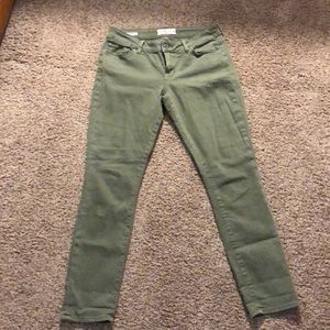 Lucky Lolita cropped sage green jeans